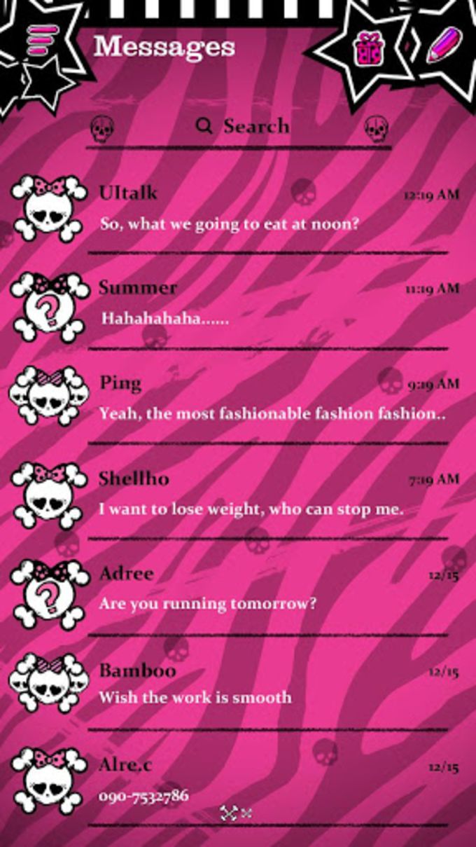 best go sms pro themes free