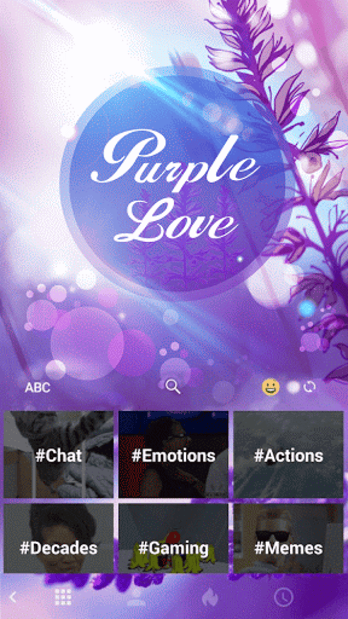 Purple Love Emoji Keyboard Purple Love Emoji Keyboard