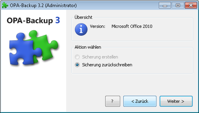 OPA-Backup OPA-Backup