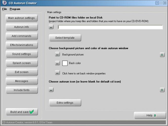 CD/DVD Autorun Creator CD/DVD Autorun Creator