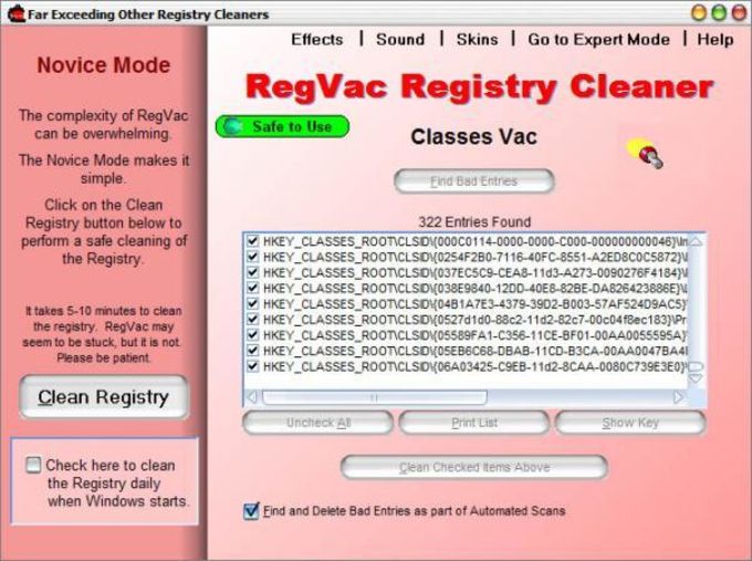 RegVac - Free download and software reviews - CNET