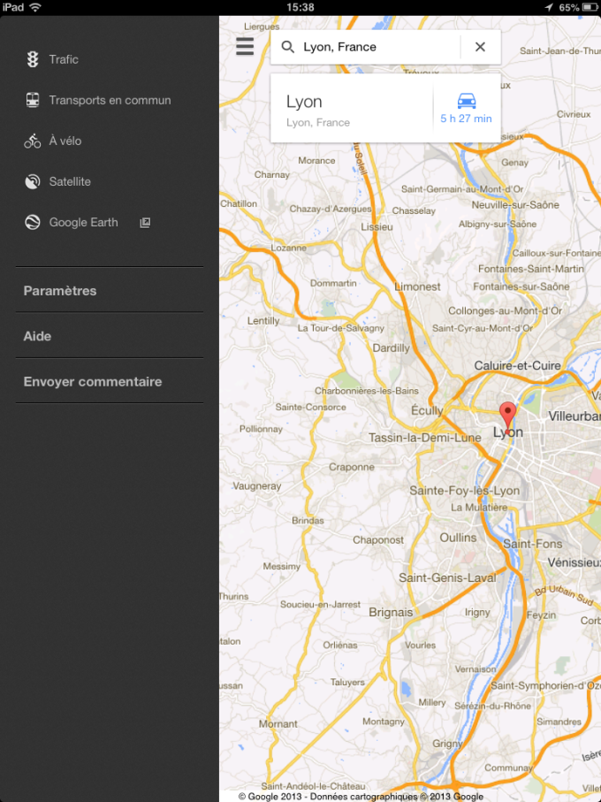 Google Maps pour iPhone  Télécharger