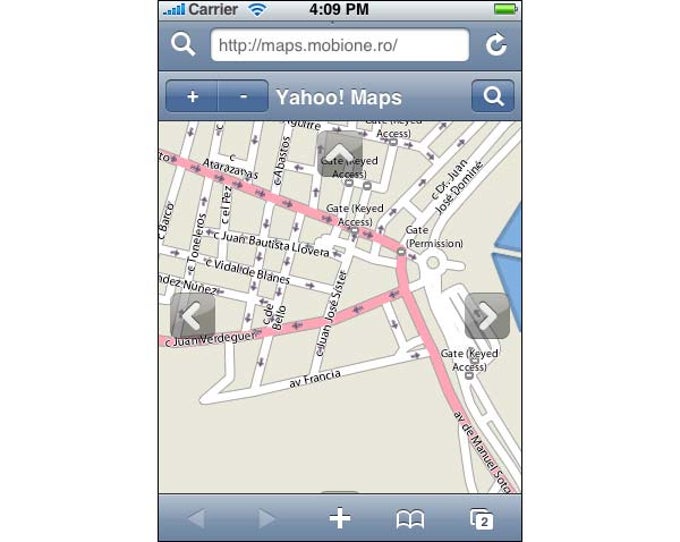 Yahoo! Maps for iPhone Yahoo! Maps for iPhone