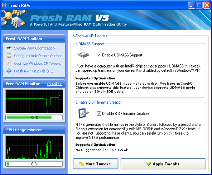 Fresh RAM Fresh RAM