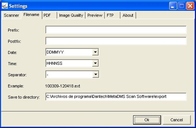 MetaDMS Scan Software MetaDMS Scan Software
