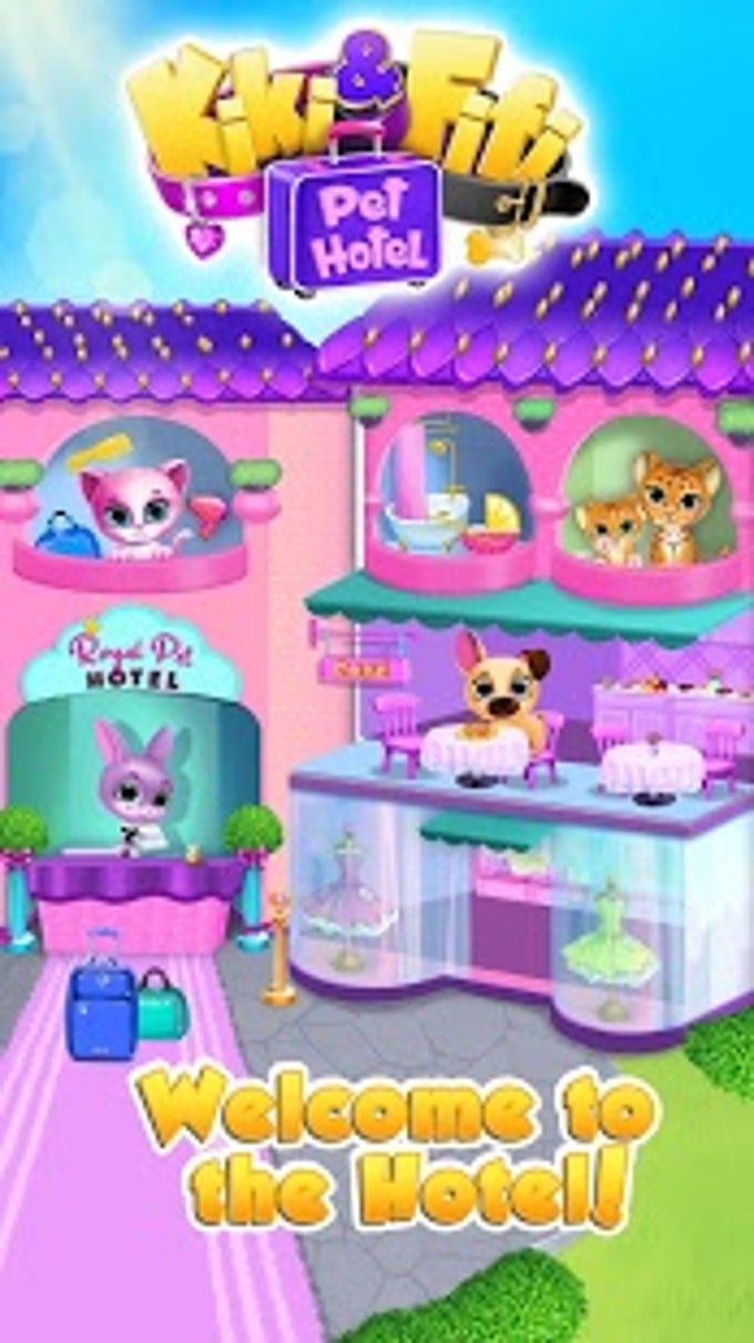 Kiki Fifi Pet Hotel My Virtual Animal House APK для Android — Скачать