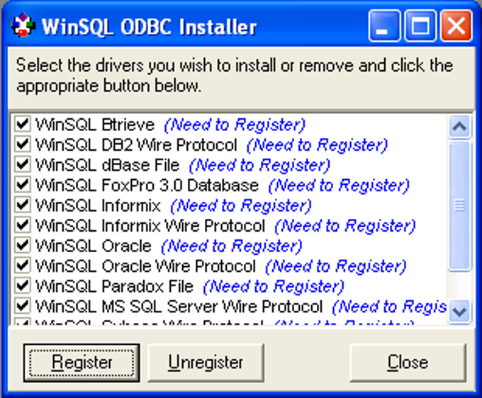 WinSQL WinSQL