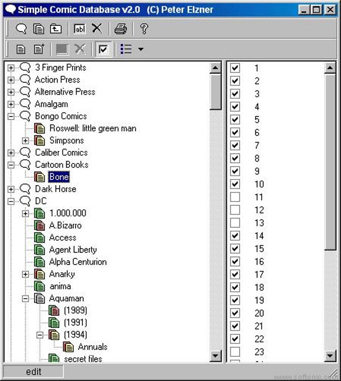 Simple Comic DataBase Simple Comic DataBase