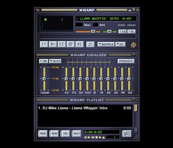Winamp con skin classica