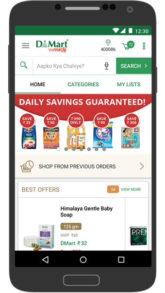 DMart Ready - Online Grocery Shopping App