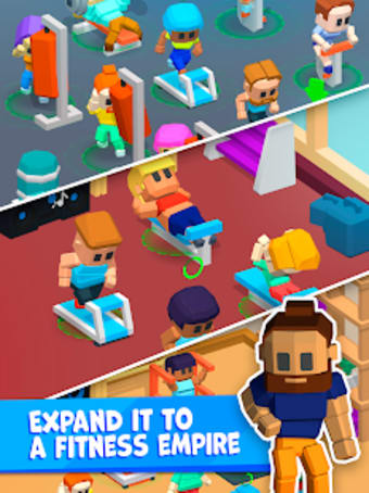 Idle Gym City: fitness tycoon clicker sport games