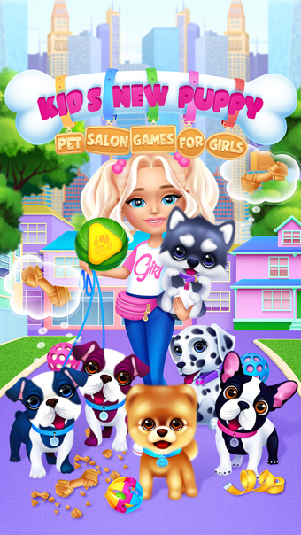 Kids New Puppy - Pet Salon Games for Girls  Boys