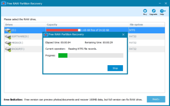 Free RAW Partition Recovery - Download
