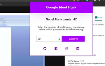 Google Meet Hack