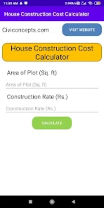 House Construction Cost Calcul