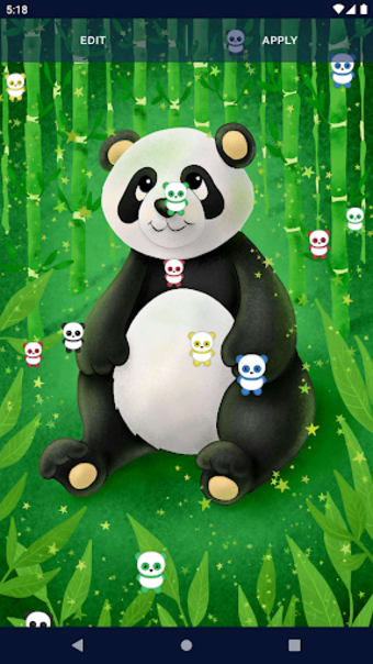 Panda Kawaii Live Wallpaper