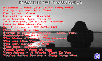 Lagu Drama Korea Romantis  K-