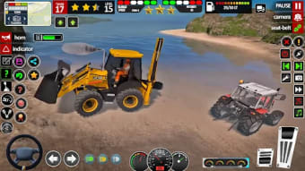Sand Excavator JCB Truck 3D