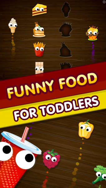 Kids Food Games: Toddlers Boys Girls Puzzle Free