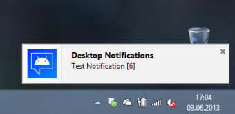 Android Desktop Notification
