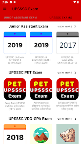 UPSSSC Exams : PET JA Steno