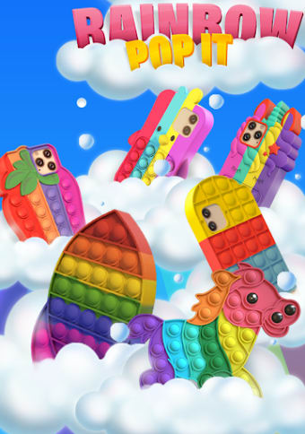 Rainbow Popit Fever Fidget Toy