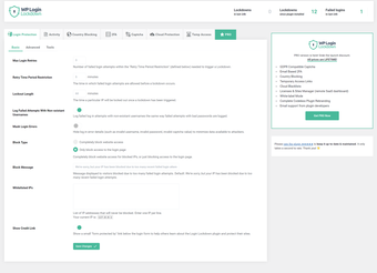 Login Lockdown amp Protection