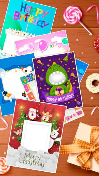 Birthday cards - Photo frames
