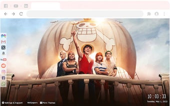 One Piece Netflix Monkey D. Luffy New Tab