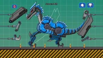 Black Pterosaur Robot Toy War