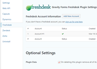 WP Gravity Forms FreshDesk Plugin