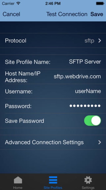 WebDrive for iOS