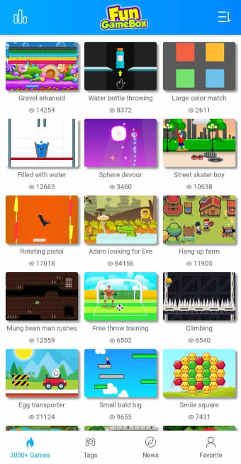 Fun GameBox 3000 games in App