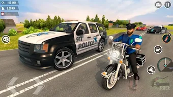 Us Police Bike Cop Sim 3d Game