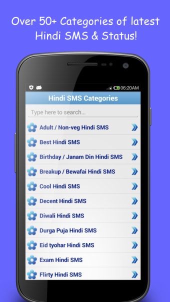 Hindi Status  SMS Collection