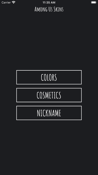 Among Skin: Nicknames  Themes