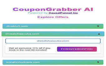 CouponGrabber AI: Powered by Causalfunnel Inc