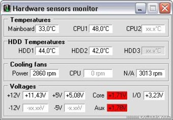 Hmonitor (Hardware Sensors Monitor)