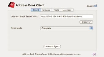 Address Book Server