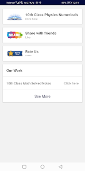 10th class physics numericals