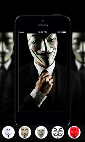 Anonymous Mask Photo Maker CAM
