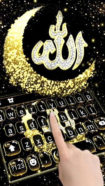 Glitter Allah Theme