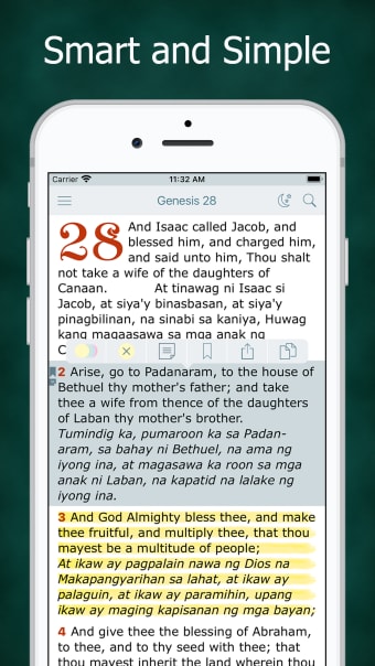 Tagalog English Bible  Biblia