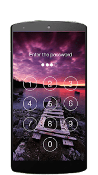 Lock screen password