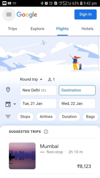 Flight Search - Google Flights