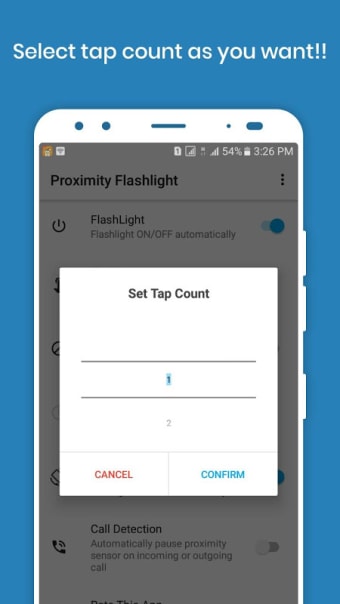 Proximity Flashlight: Just Tap to Light Everything