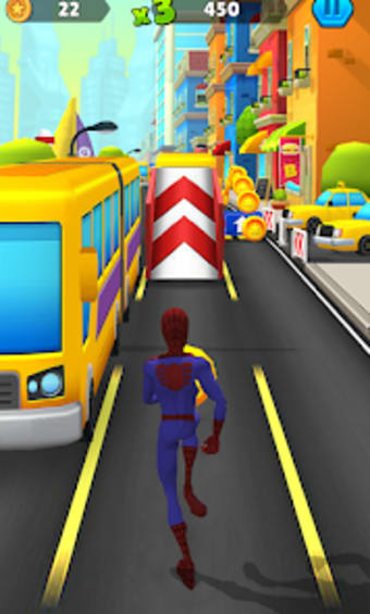Spider Hero Man: Subway Runner