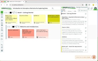 Coursensu - Design Assistant