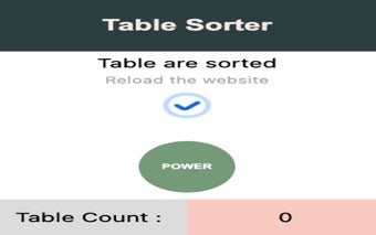 Table Sorter