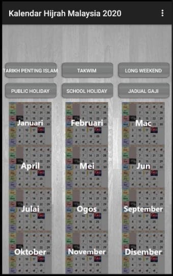 Kalendar Hijrah Malaysia